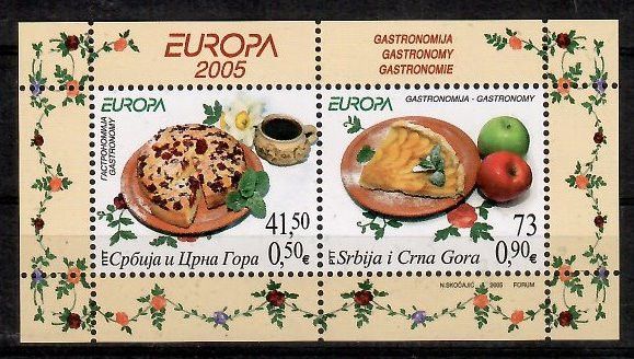 Znaczek Serbia i Czarnogóra 2005 Mi bl 61 Czyste **