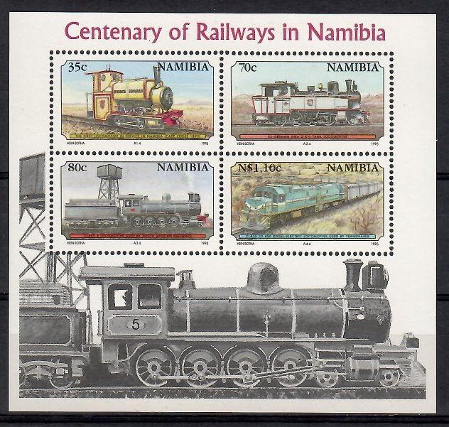 Znaczek Namibia 1995 Mi bl 21I Czyste **