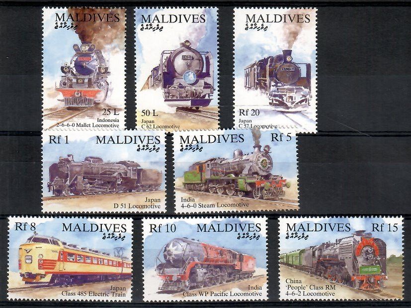 Znaczek Malediwy 1994 Mi 2183-2190 Czyste **