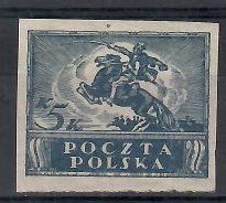 Znaczek Polska 1919 Mi 76B Fi 84A Bez kleju ( * )
