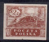 Znaczek Polska 1919 Mi 99B Fi 95A Czyste **
