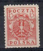 Znaczek Polska 1919 Mi 104 Fi 88B Czyste **