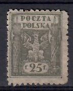Znaczek Polska 1919 Mi 106 Fi 90B Czyste **