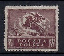 Polska 1919 Mi 114b (bk) Fi 96Bb Bez kleju ( * )
