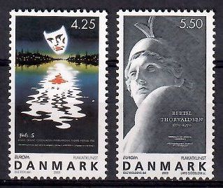Znaczek Dania 2003 Mi 1341-1342 Czyste **