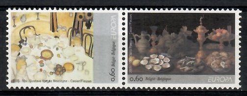 Znaczek Belgia 2005 Mi 3437-3438 Czyste **