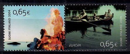 Znaczek Finlandia 2004 Mi 1705-1706 Czyste **