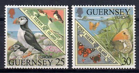 Znaczek Guernsey 1999 Mi 809-810 Czyste **