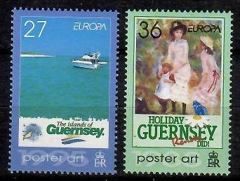 Znaczek Guernsey 2003 Mi 967-968 Czyste **