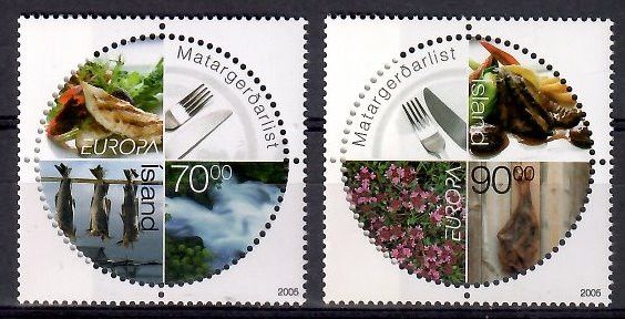 Znaczek Islandia 2005 Mi 1102-1103 Czyste **