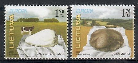 Znaczek Litwa 2005 Mi 871-872 Czyste **