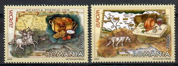 Znaczek Rumunia 2005 Mi 5935-5936 Czyste **
