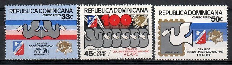 Znaczek Dominikana 1980 Mi 1284-1286 Czyste **
