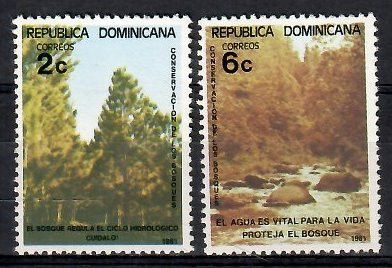 Znaczek Dominikana 1981 Mi 1304-1305 Czyste **