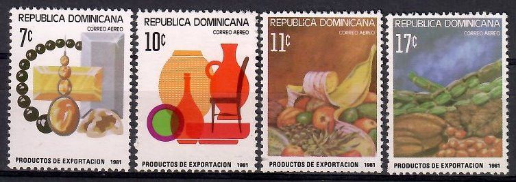 Znaczek Dominikana 1981 Mi 1315-1318 Czyste **