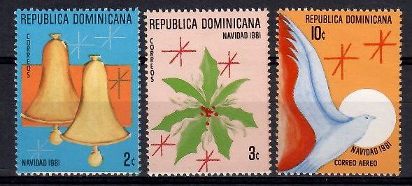 Znaczek Dominikana 1981 Mi 1327-1329 Czyste **