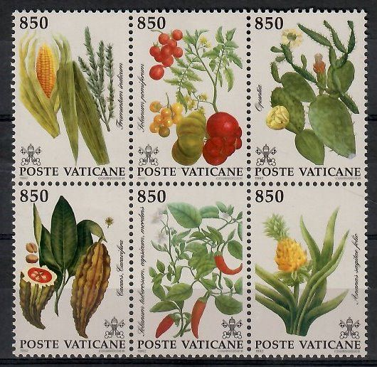 Znaczek Watykan 1992