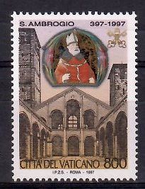 Znaczek Watykan 1997