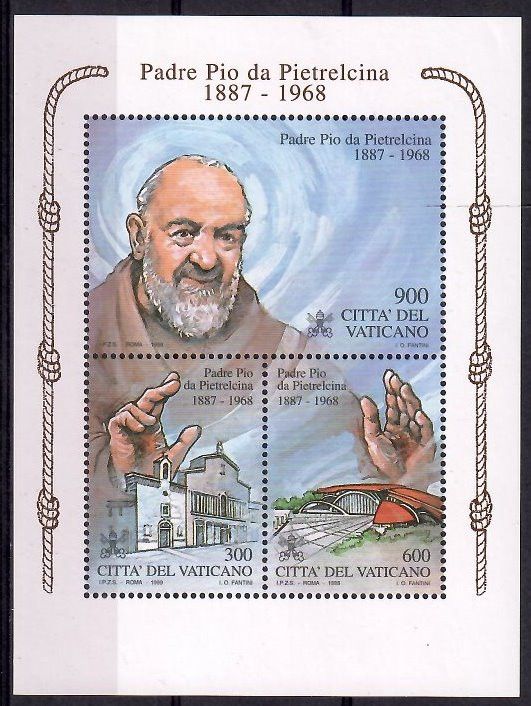 Znaczek Watykan 1999