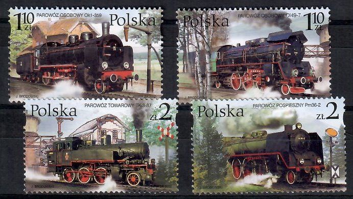 Znaczek Polska 2002 Mi 3997-4000I Fi 3847-3850 Czyste **