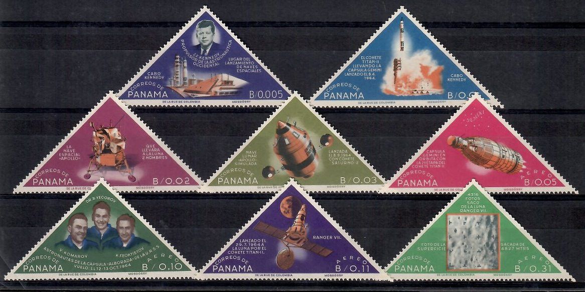 Znaczek Panama 1965 Mi 796-803 Czyste **