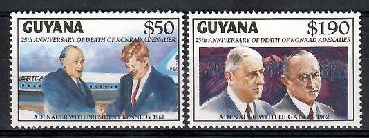 Znaczek Gujana 1992 Mi 3999-4000 Czyste **