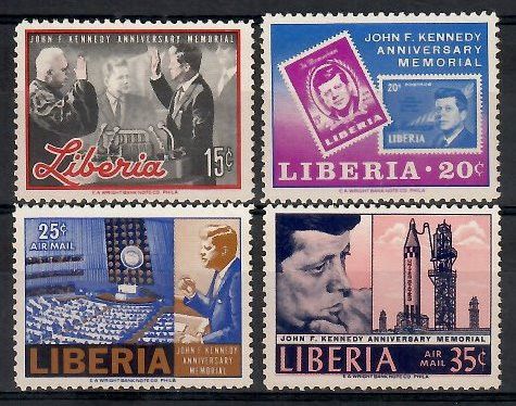 Znaczek Liberia 1966 Mi 662-665 Czyste **