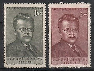 Znaczek Czechosłowacja 1951 Mi 669-670 Czyste **