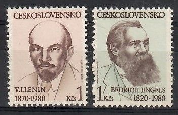 Znaczek Czechosłowacja 1980 Mi 2565-2566 Czyste **