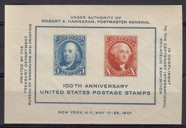 Znaczek USA 1947 Mi bl 9 Czyste **