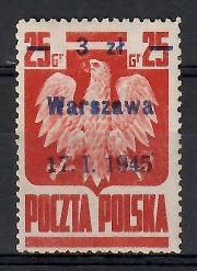 Znaczek Polska 1945