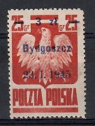 Znaczek Polska 1945