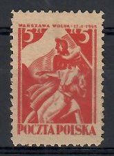 Polska 1945 Mi 392 Fi 360 Bez kleju ( * )