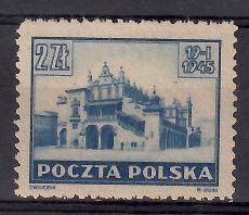 Znaczek Polska 1945