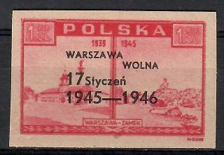 Znaczek Polska 1946