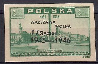 Znaczek Polska 1946 Mi 423 Bez kleju ( * )