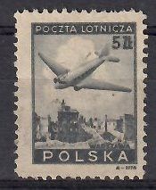 Znaczek Polska 1946 Mi 428 Fi 395 Bez kleju ( * )
