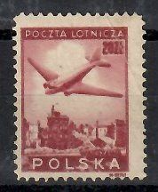 Znaczek Polska 1946 Mi 431 Fi 398 Bez kleju ( * )