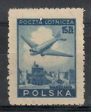 Znaczek Polska 1946 Mi 430 Fi 397 Bez kleju ( * )