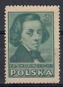 Znaczek Polska 1947 Mi 457 Fi 422B Bez kleju ( * )