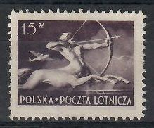 Znaczek Polska 1948 Mi 479 Fi 444 Bez kleju ( * )