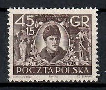Znaczek Polska 1952
