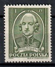Znaczek Polska 1952