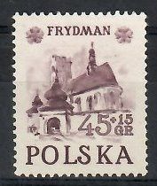 Znaczek Polska 1952