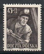 Znaczek Polska 1952