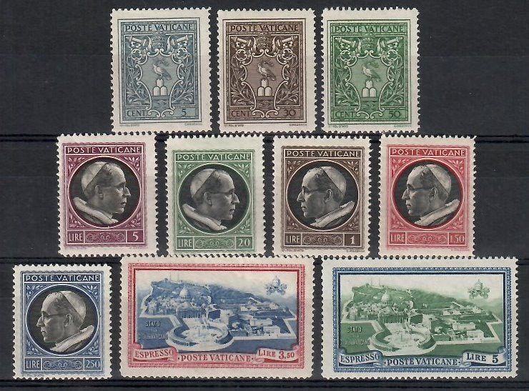 Znaczek Watykan 1945