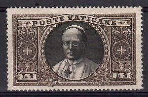 Znaczek Watykan 1933