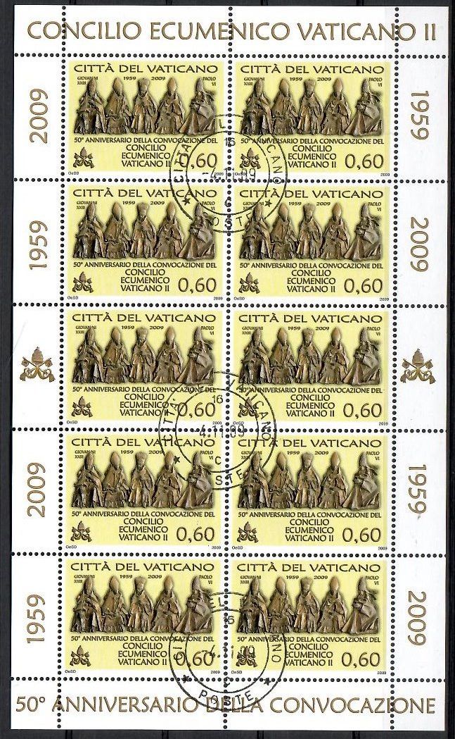 Znaczek Watykan 2009 Mi abo ark 1658 Stemplowane