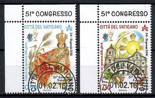 Znaczek Watykan 2016 Mi abo 1865-1866 Stemplowane
