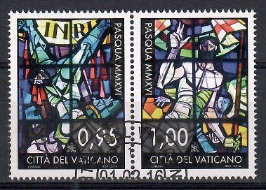 Znaczek Watykan 2016 Mi abo 1863-1864 Stemplowane